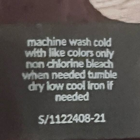 Lane Bryant Women's Top Size 20 Maroon/Burgundy Embroidered V-Neck 3/4 Sleeve - Picture 10 of 10